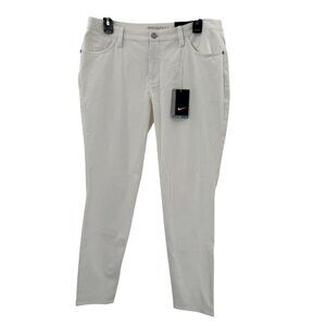 Nike Golf White Dri-Fit Slim Pants Womens Size 10 Performance Wear